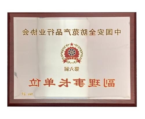 中国安全防范产品行业协会副理事长单位